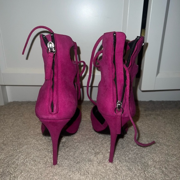 Giuseppe Zanotti Shoes | Giuseppe Zanotti Suedepoint Tie Lace-Up Pump